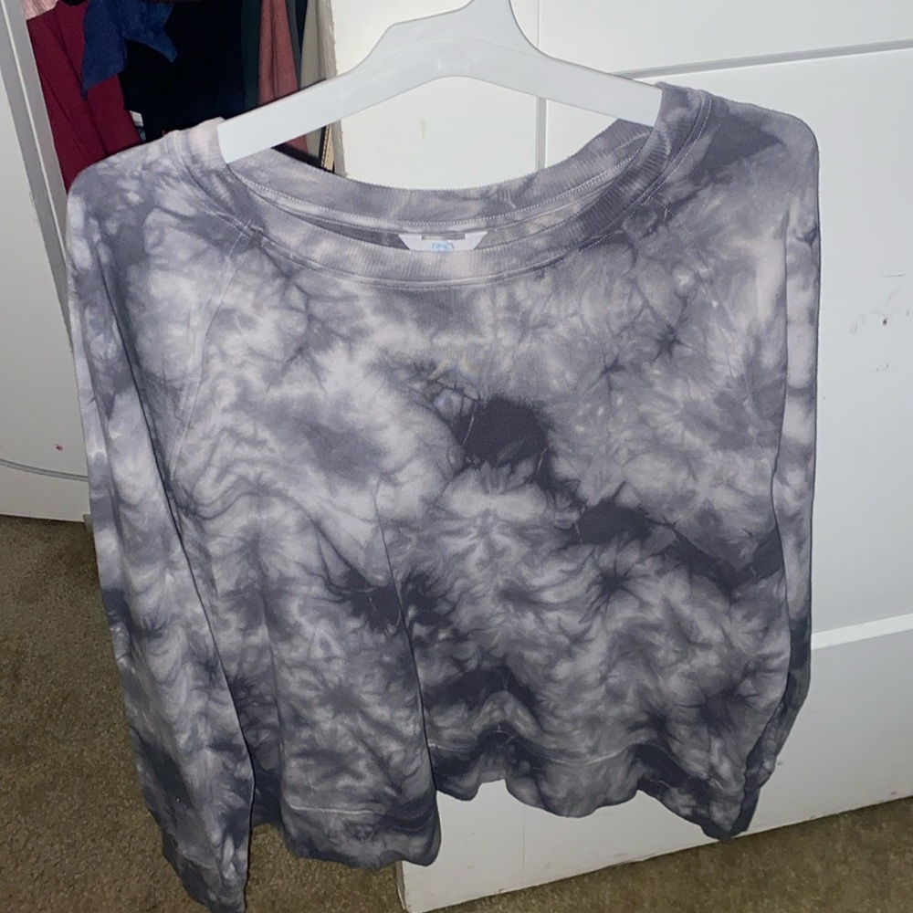 Time & true tie dye crew neck